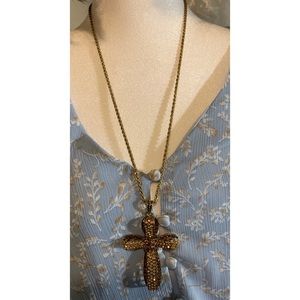 CRYSTAL CROSS BROWN/ FINAL PRICE 🙂